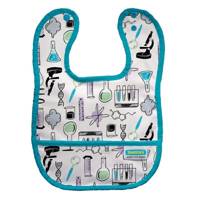 Image of Thirsties | Pocket Bib Pack of 1 - Science Multicolored, One Size