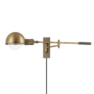 Troy Lighting Cannon 1 - Light Swing Arm Lamp in  Patina Brass - 1 of 1
