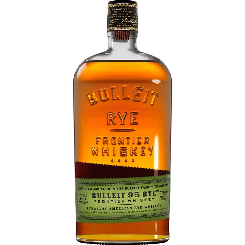 Bulleit 95 Rye Frontier Whiskey - 750ml Bottle, 1 of 8
