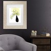 Trademark Fine Art - Rosana Laiz Blursbyai Yellow blooms in a vase Matted Framed Art - 2 of 4
