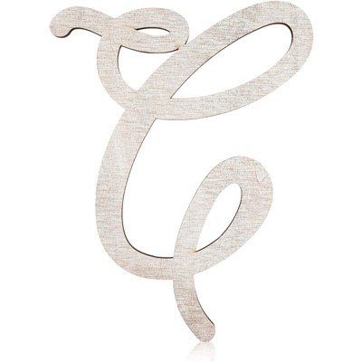 Unfinished Wood Monogram Letter C (13 In.) : Target