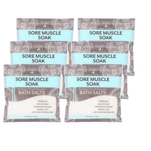 Soothing Touch Tension Relief Sore Muscle Soak Bath Salts - Case of 6/8 oz - 1 of 4