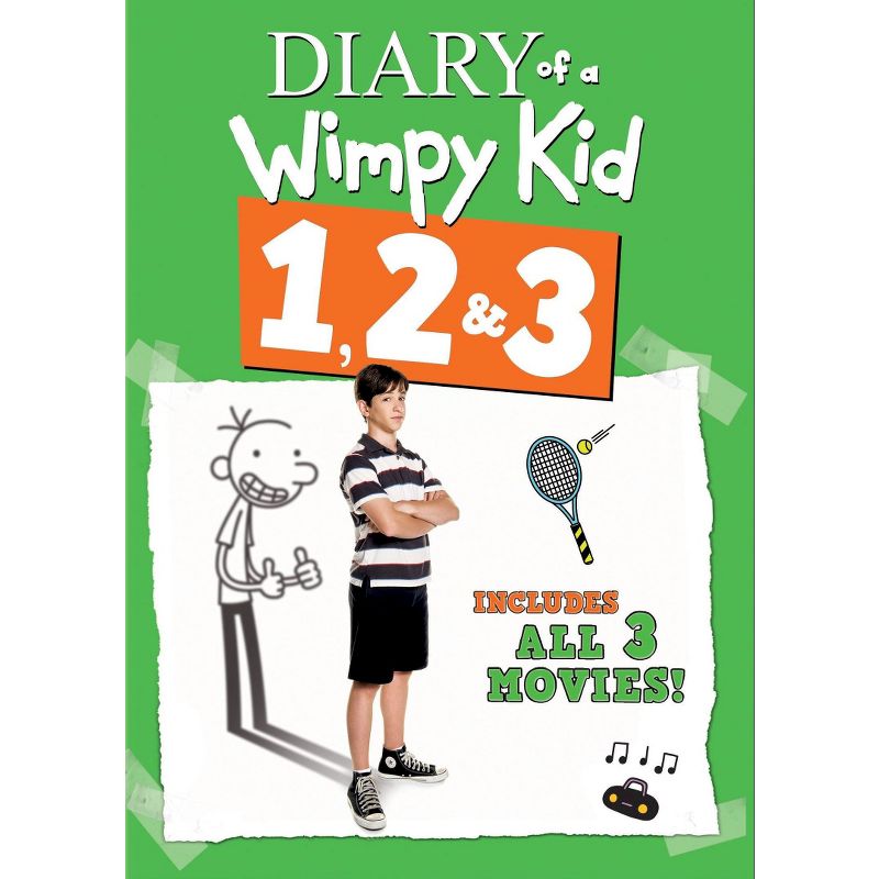 Diary of a Wimpy Kid 1, 2 & 3, 1 of 2