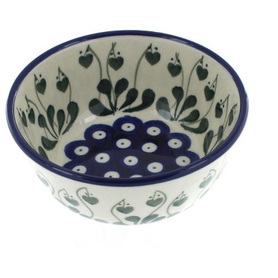 Blue Rose Polish Pottery Alyce Dessert Bowl
