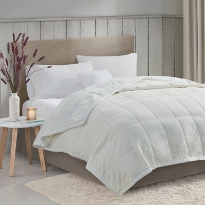 Ivory King-Size Reversible HeiQ Smart Temperature Blanket