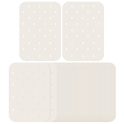 Unique Bargains Air Fryer Parchment Non-Stick Rectangle Baking Paper Liners 50 Pcs