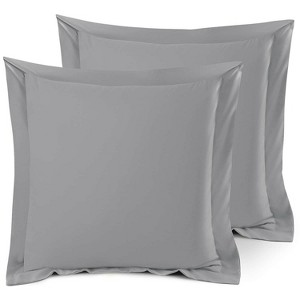 Nestl Soft Pillow Shams Set of 2, Double Brushed Microfiber Pillow Covers, Premium Pillow Shams With 1.5” Flange - 1 of 4