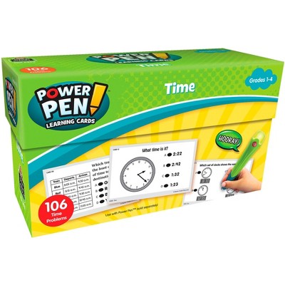Teacher Created Resources Power Pen Learning Cards, Time, Grades 1 to 4