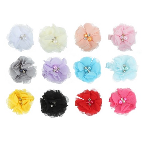 Unique Bargains 3 Pcs Hair Clips Hair Accessories For Women Hair Barrettes  Sparkly Rhinestones Hairpin Pink : Target