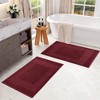 Modern Absorbent Bath Mat (Set of 2), 22" x 35" by Blue Nile Mills - 2 of 4