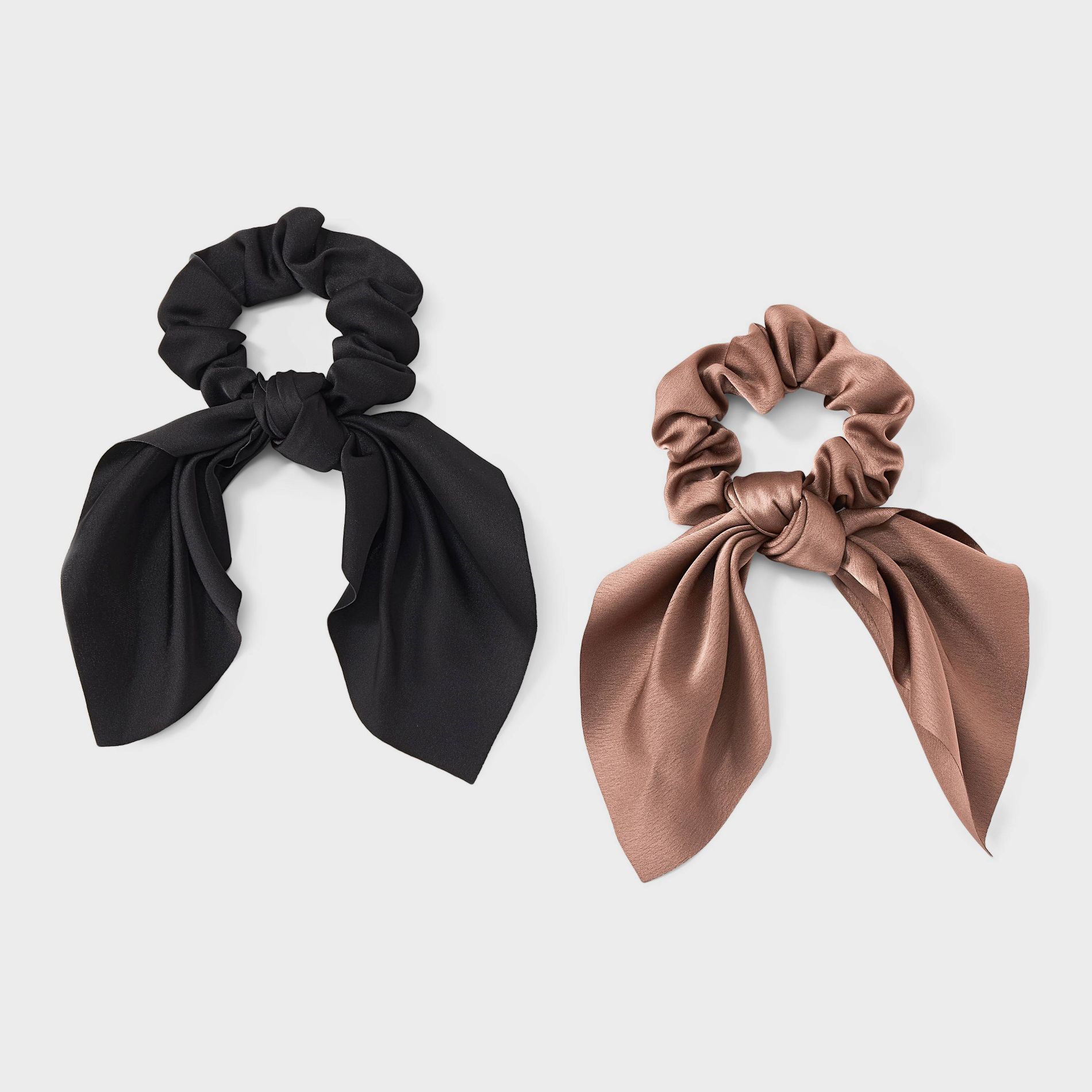 Classic Short Tail Hair Twister Set 2pc - A New Day™ Black/Brown