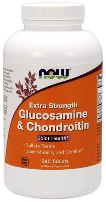 Glucosamine & Chondroitin Extra Strength by Now Foods  -  240 Tablet