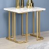 Trillick Faux Marble Top End Table - miBasics - 2 of 4
