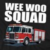 Men's Wee Woo Squad Funny Firefighter T-Shirt - 2 of 4