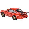 Porsche 911 Carrera RSR 3.0 Guards Red with Gold Stripes and Wheels 1/64 Diecast Model Car by Paragon - 3 of 4