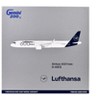 Airbus A321neo Commercial Aircraft "Lufthansa" White with Dark Blue Tail "Gemini 200" Series 1/200 Diecast Model by GeminiJets - 3 of 3
