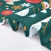 Christmas Tablecloth Washable Velvet Table Cloth, 55" x 80" Green - 3 of 4