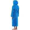 Arus Men's Turkish Cotton Hooded Robe, Absorbent Terry Cloth Bathrobe with Hood - 4 of 4
