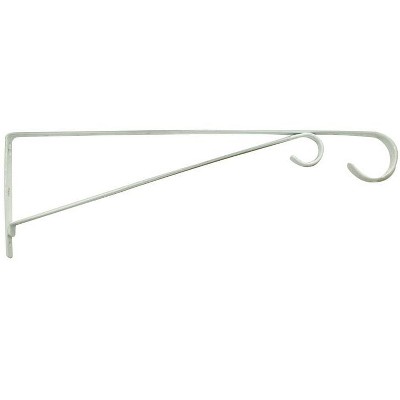 Panacea White Steel 15 in. H Straight w/Loop Plant Hook 1 pk