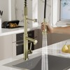 2-Function Stainless Steel Pre-Rinse Kitchen Faucet with Pot Filler - 4 of 4