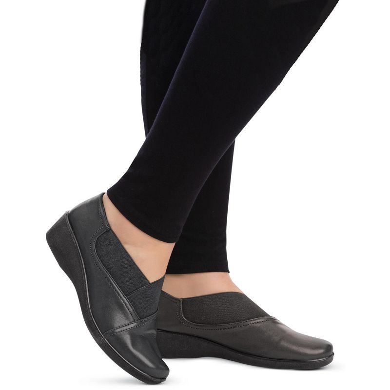 Collections Etc Lightweight and Flexible Comfort Slip-On Shoes, 3 of 5