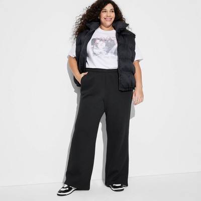 Women's High-Rise Straight Leg Sweatpants - Wild Fable™