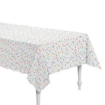 54" x 84" Retro Confetti Plastic Table Cover - Spritz™