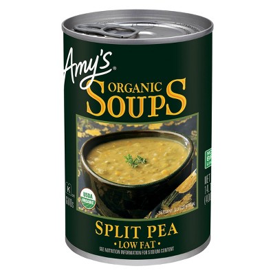  Amy's Organic Low Fat Split Pea Soup 14.1oz 