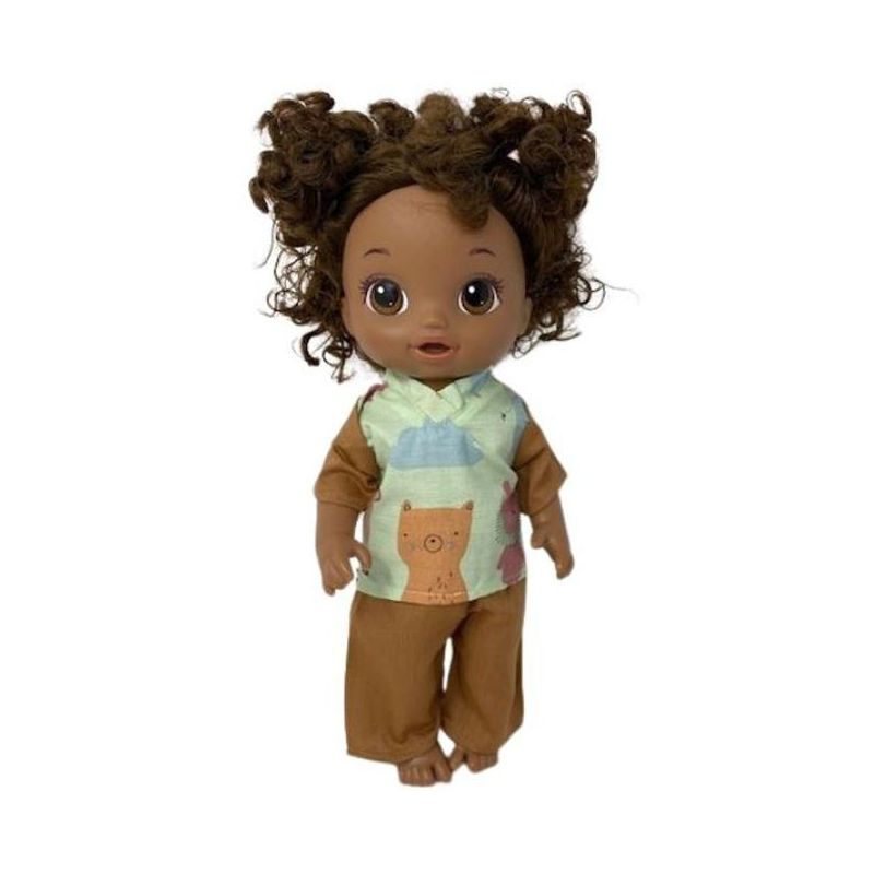 Doll Clothes Superstore Zoo Print Scrubs Fit Baby Alive And Some Baby Alive Dolls, 4 of 6