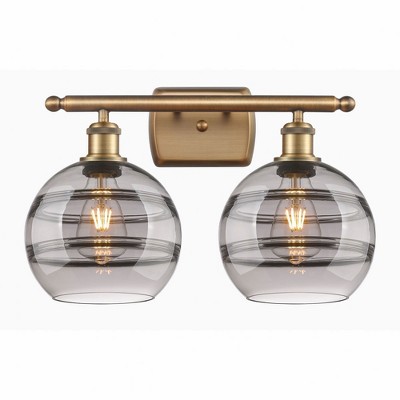 Rochester - 2 Light Bath Vanity In Industrial Style-10.88 Inches Tall and 18 Inches Wide