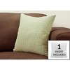 Tramull 18x18 Inch Decorative Throw Pillow with Insert for Sofa, Couch & Bed, Hypoallergenic Polyester, Indoor Use - 4 of 4