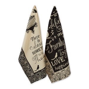 Design Imports For The Birds Dishtowels Set/2 - 1 of 4