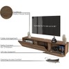 Atelier Mobili,Floating TV Console for up to 80 inch TV and Under TV Cabinet (Walnut) - 3 of 4