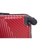 Wooakway 3 Piece Luggage Sets PC+ABS Lightweight Suitcase with Two Hooks, Spinner Wheels - 4 of 4