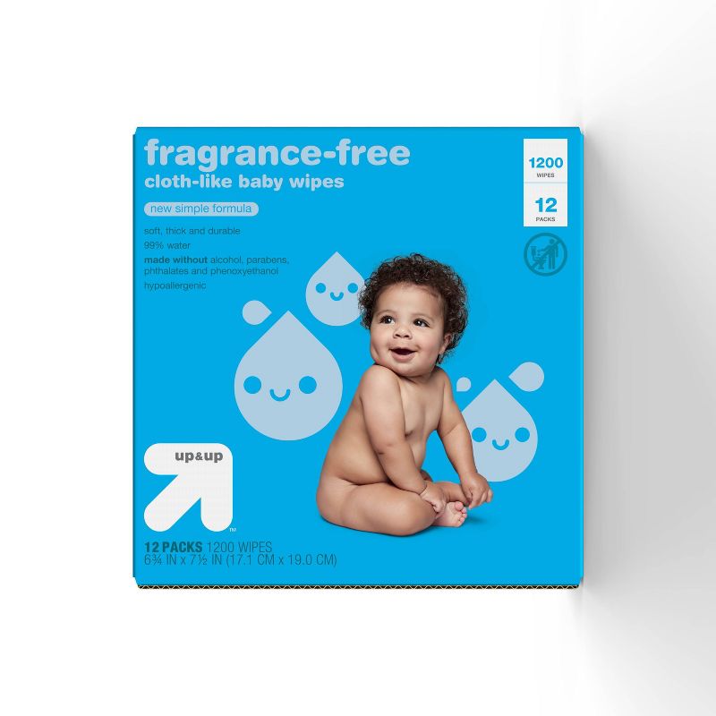 Fragrance-Free Baby Wipes - up & up™ (Select Count), 6 of 20