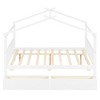 Full Size Wooden House Bed with Drawers for Kids or Teens Bedroom - 4 of 4