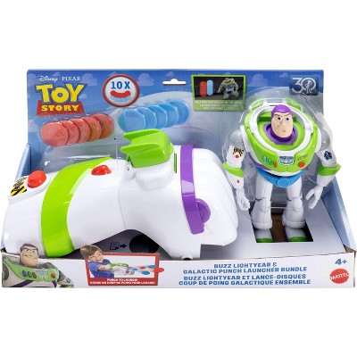 Детские фигурки Toy Story Disney and Pixar Toy Story Buzz Lightyear & Rapid Disc Blaster Bundle with 7 Inch Figure, 10 Discs — фото 6