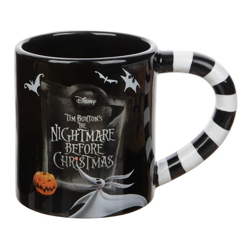Disney Nightmare Before Christmas Jack Skellington & Sally 2-Piece Ceramic Mug Set, 5 of 7