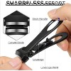 Nail Clippers for Seniors, Wide Jaw Fingernail Clippers and Angled Head Toenail Clippers for Thick Nail - 3 of 4