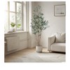 6.8in Home Decor Tall Artificial Olive Tree  Realistic Fake Olive Tree With Adjustable   Faux Potted Olive Tree For Living Room Bedroom Home - 2 of 4