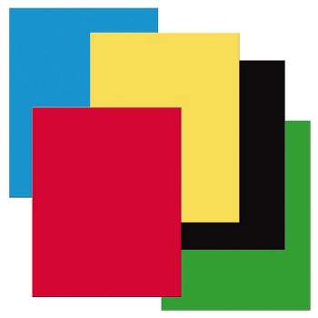 Pacon Heavy-Duty Poster Board, Primary Assorted Colors, Pack of 25