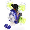 RC Stunt Twister Car w/ Light & Music (Blue) - 2 of 4