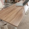 72"x24" Bergen Circle Table Desk Kiln Acacia - Sauder: Sturdy Home Office Furniture, Melamine Surface - 4 of 4