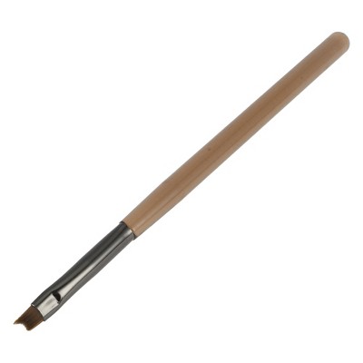 Unique Bargains French Style Nail Painting Brushes for Polish Painting Home DIY Clear Brown 1 Pc