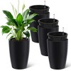 ODK 16 in Tall Planters Set of 4, Self Watering Pots for Outdoor Plants, Flower Pots with Built-in Drainage and Water Level Monitor, for Patio, Porch - 2 of 4