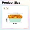 Unique Bargains Greaseproof Single-sided Aluminum Foil Cupcake Liners for Party 50 Pcs - 2 of 4