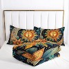 Hachikiko Boho Sun & Floral Botanical Comforter Set - Bedding for Kids Girls Boys Teens with 2 Pillowcases - 3 of 4