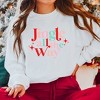 Simply Sage Market Women's Graphic Sweatshirt Jingle All The Way Colorful Stars - 3 of 3