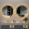 ARTLOGE Round Led Bathroom Mirror Backlit Lighted Anti-Fog Smart Vanity Mirror - 4 of 4