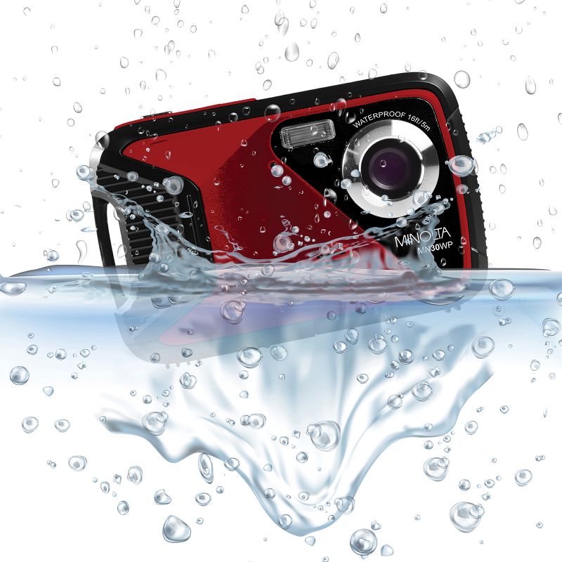 Minolta® MN30WP Waterproof 4x Digital Zoom 21 MP/1080p Digital Camera, 5 of 9